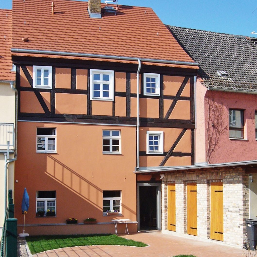 Fassadenarbeiten Fachwerkerneuerung2018